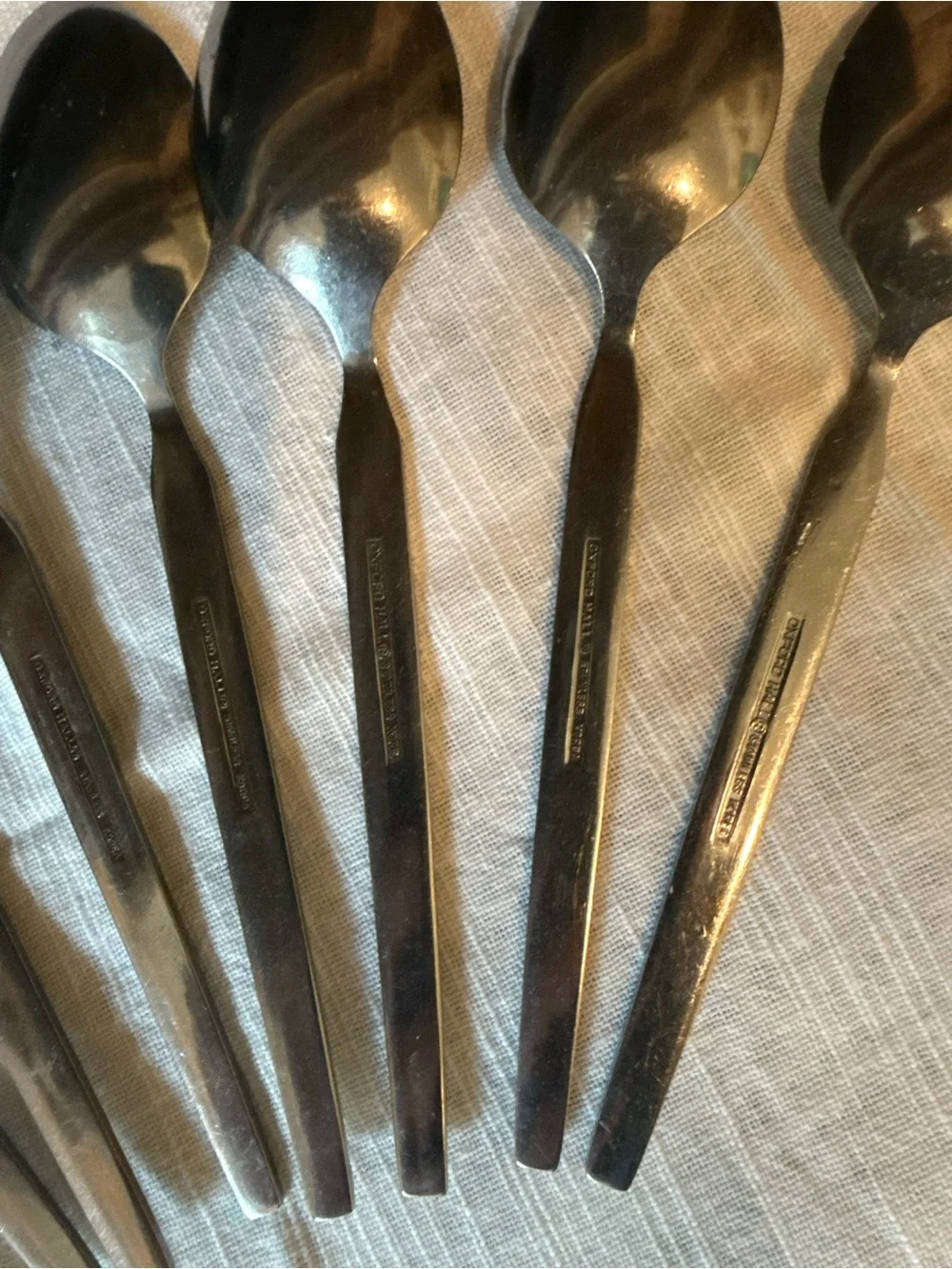 Vintage Oxford Hall Palo Alto Stainless-Steel Tablespoons Set of 10